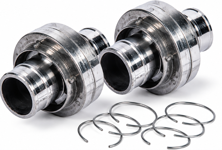 Set 2 Cuple Furtun Pompieri 3" Racord Tip C CRAFT TEC MX455